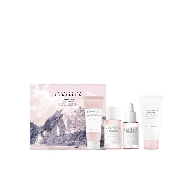 Centella-SKIN1004 Madagascar Centella Poremizing Travel Kit (4 pasos)