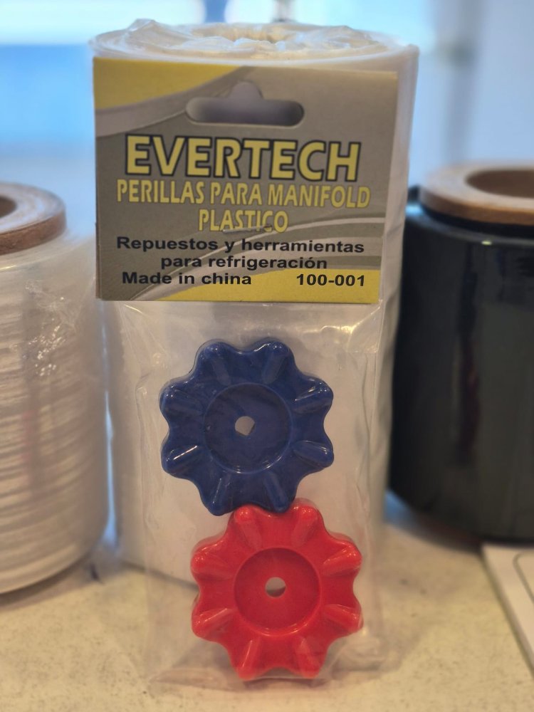 JUEGO DE PERILLA MANIFOLD  PLASTICO