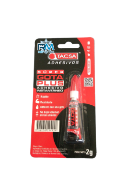 ADHESIVO INSTANTANEO EN GOTA 2 GRS TACSA