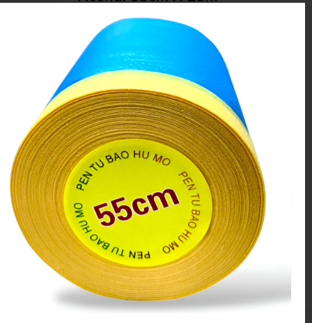 FILM PLASTICO PROTECTOR DE PARED 110cm x 25 mts