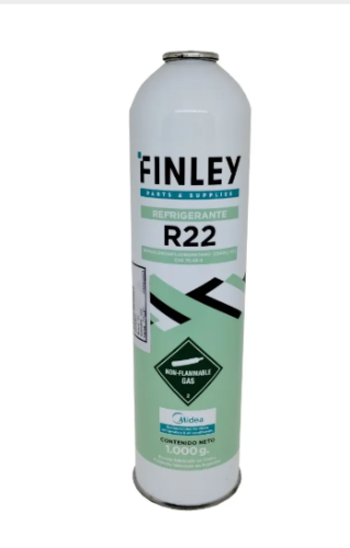 Gas FINLEY  R22 1 Kg. En Lata