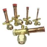Llave de servicio para split  de 1/4 bronce