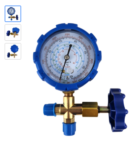 MANIFOLD SIMPLE DUAL R22-134-404-410 BAJA (MASTERTOOL)