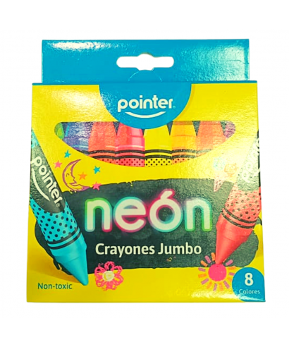 Crayones Jumbo Neón Pointer