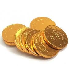 Moneda de chocolate