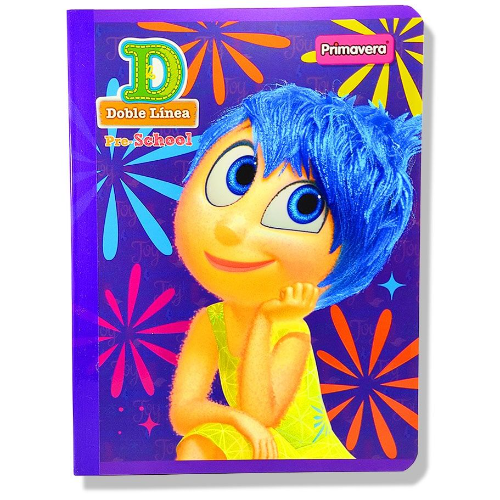 Cuaderno doble linea niña