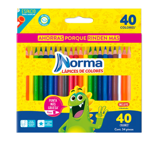 Creyones Norma colores