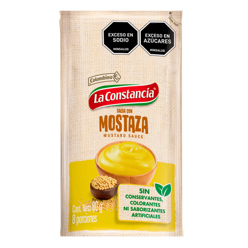 Mostaza La Constancia Sobre