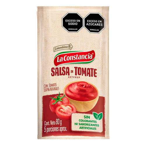 Salsa de tomate La Constancia Sobre