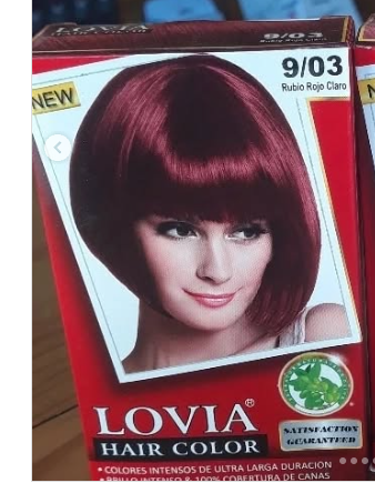 Tinte Lovia Rubio Rojo Claro pequeño