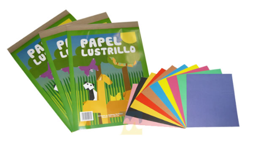 Block de papel lustrillo