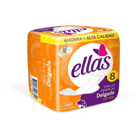 Toallas Ellas Diurnas Paquete