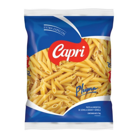 Pasta Capri Plumas 1kg