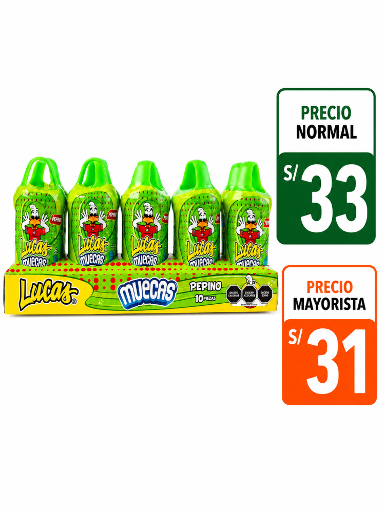 A164 Lucas muecas Pepino 10 pzs