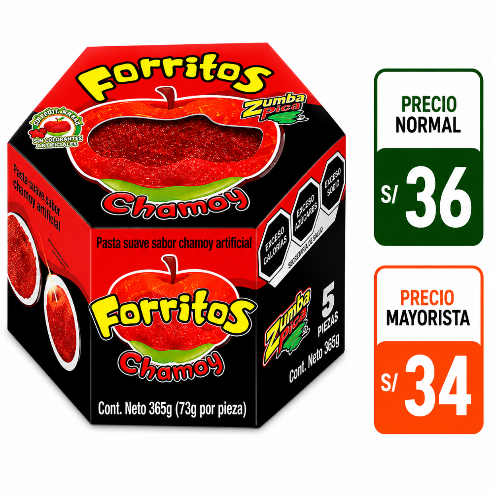FORRITOS CHAMOY 10PZS