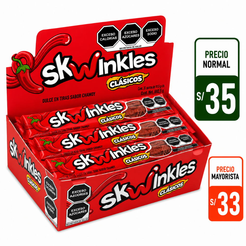 Skwinkles clásicos 12pzas de 19.5grs c/u
