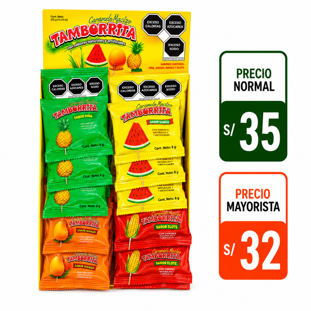 TAMBORETA 20PZS