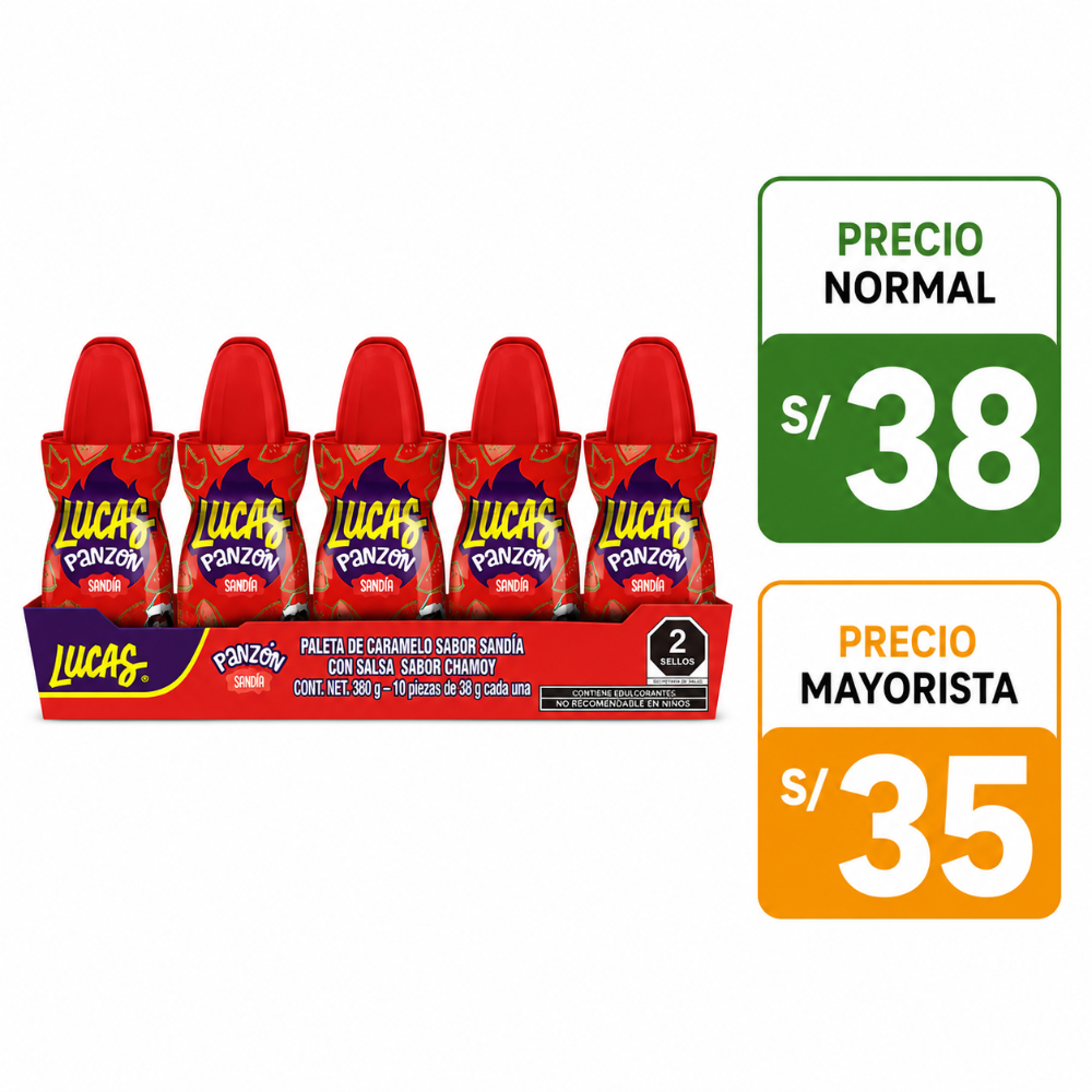 A035 Lucas panzón sandía 10 piezas