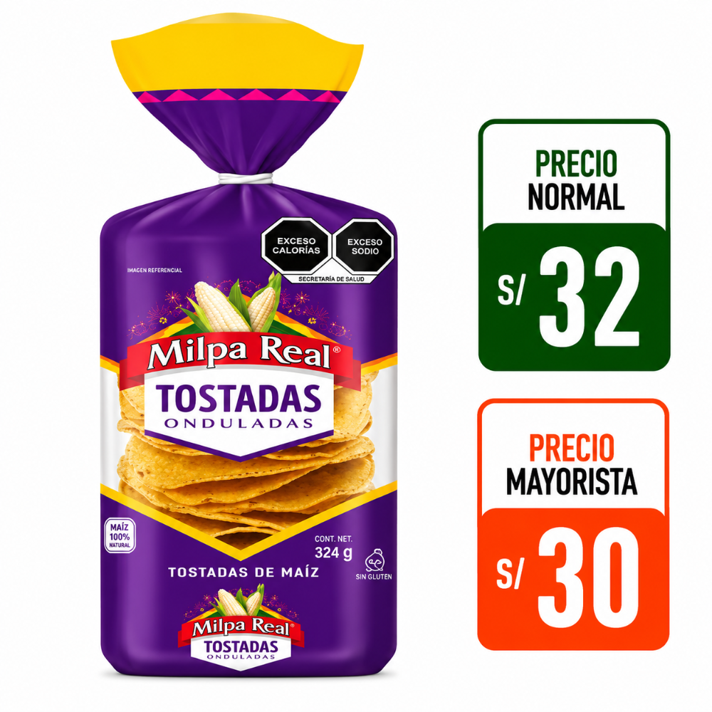 A139 Tostadas Milpa Real 324g