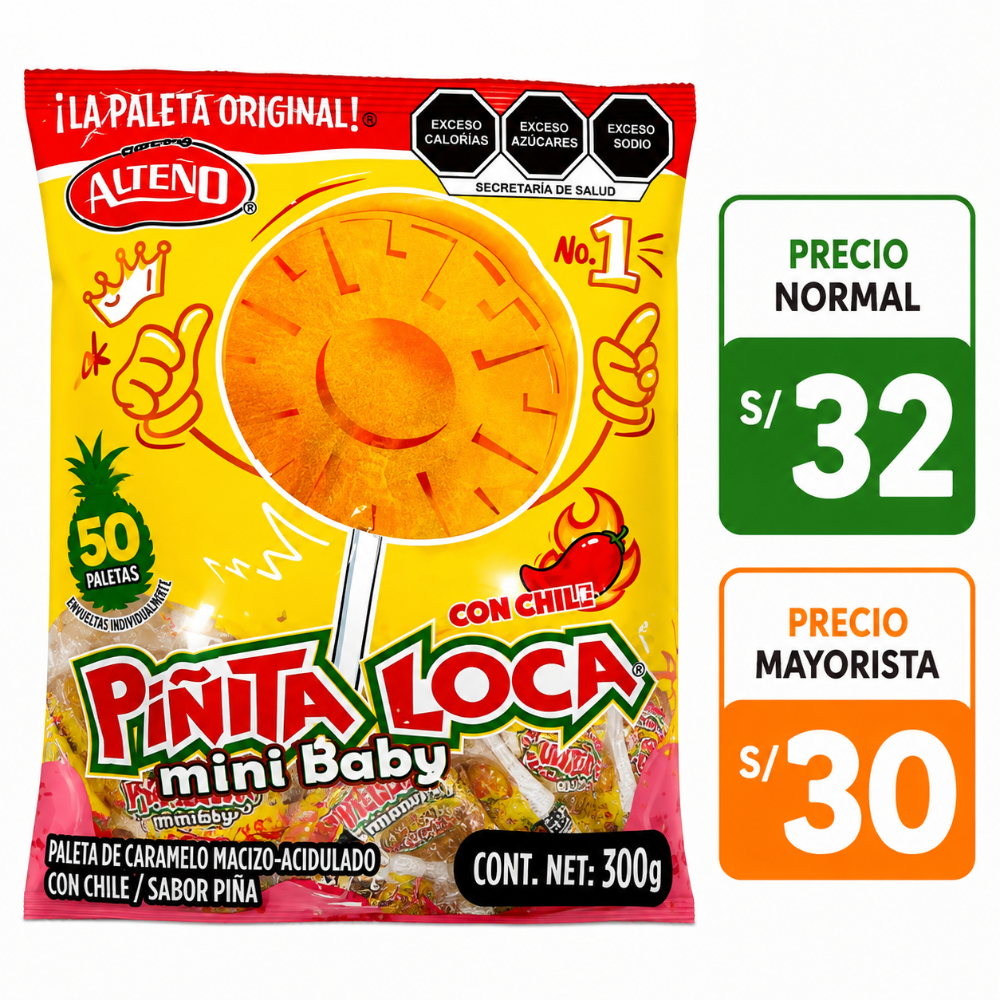A065 piñita loca 50pzs 300g