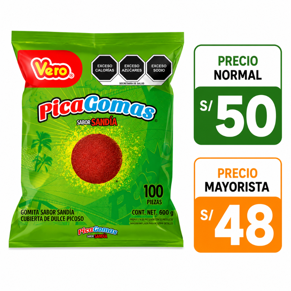 A060 Picagomas sandía 100pzs