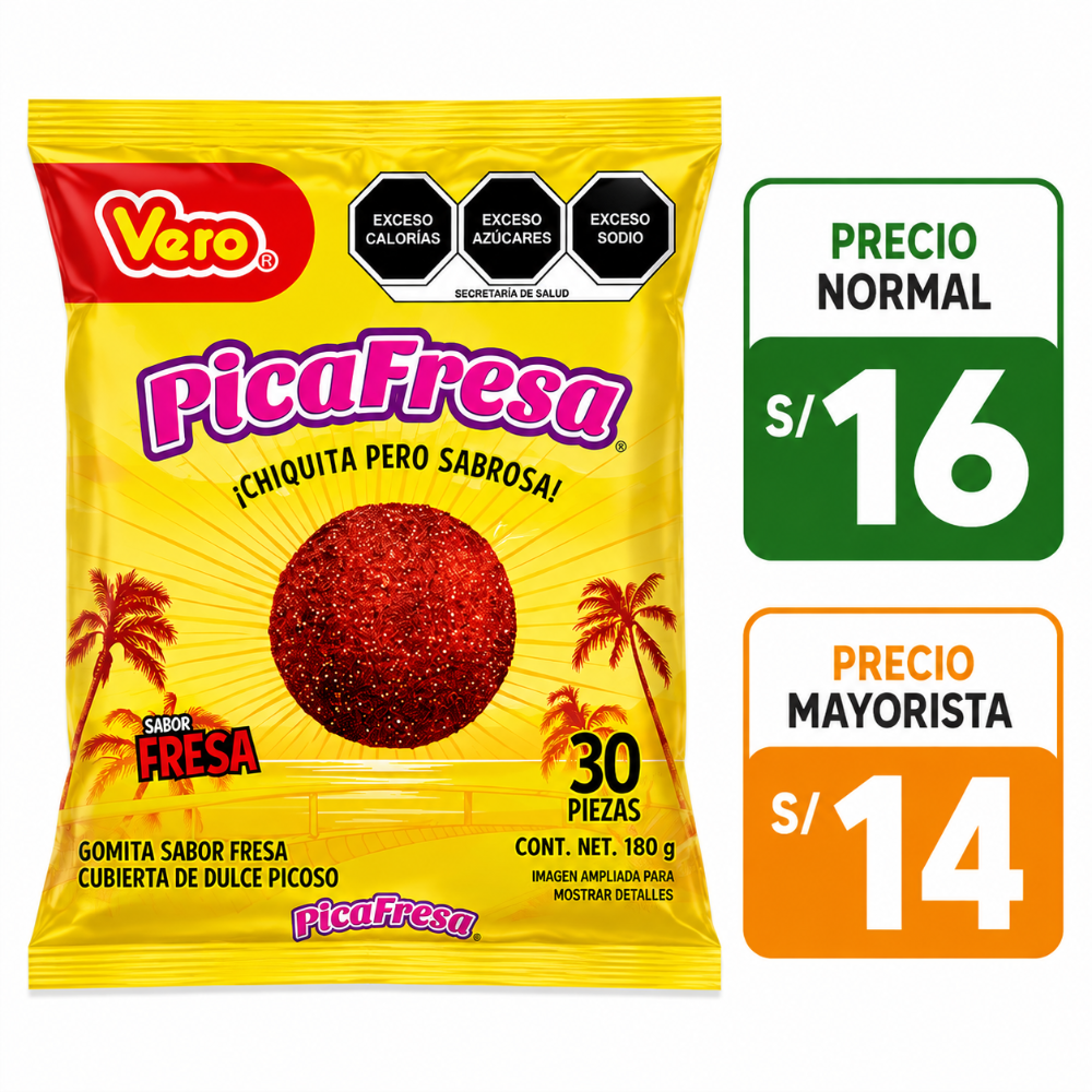 A063 Picafresa 30 piezas 180gr