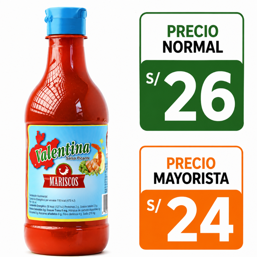 A111 Valentina Mariscos 370ml.