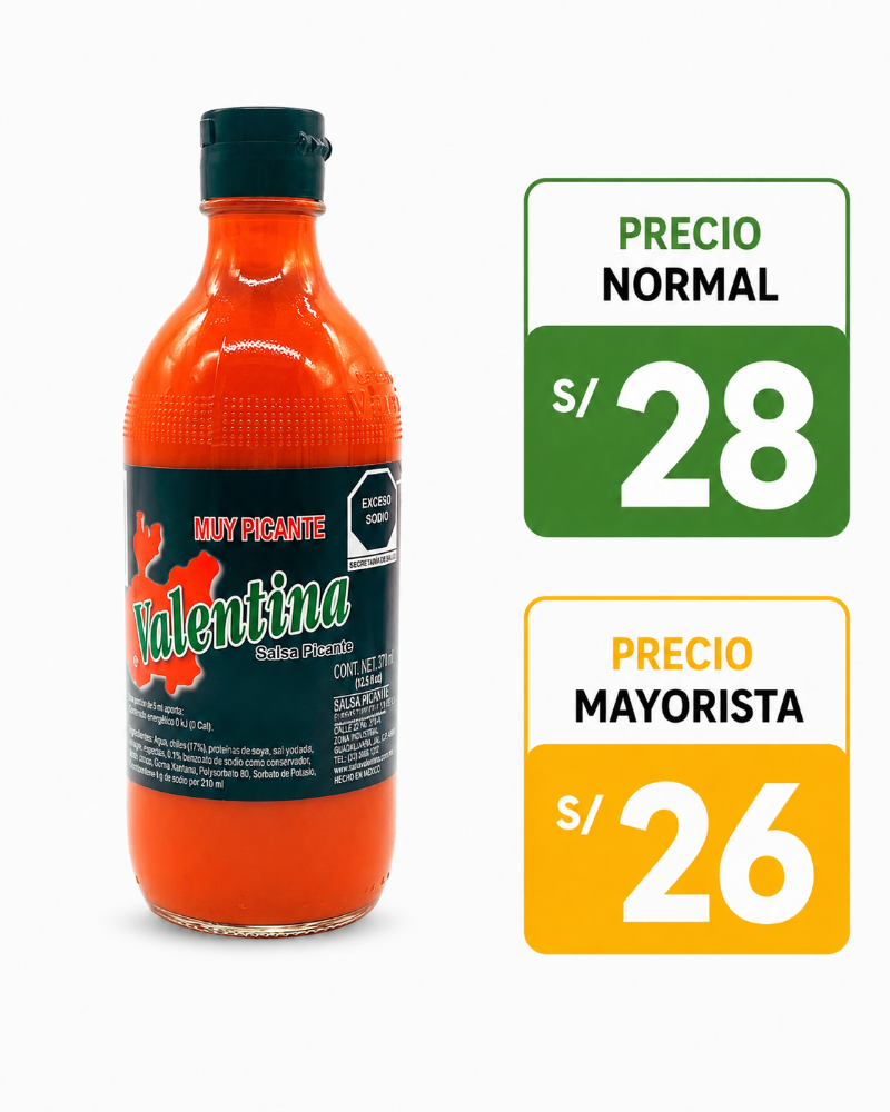 A002 Valentina Negra Picante 370 ml.