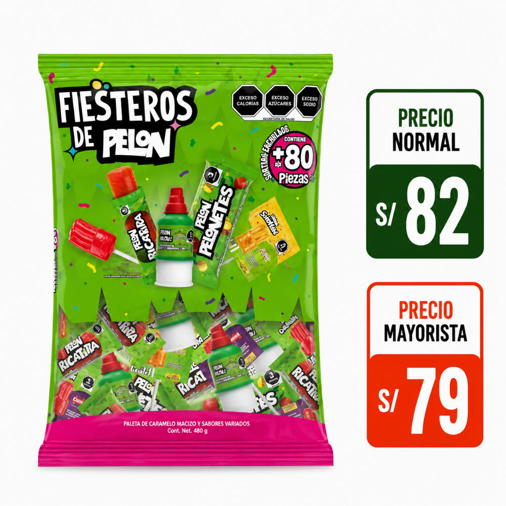 FIESTEROS DE PELON 80PZS