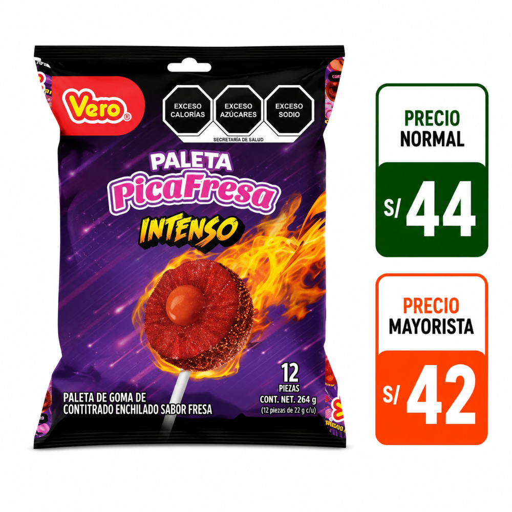 PALETA PICAFRESA INTENSIO 12 PZS
