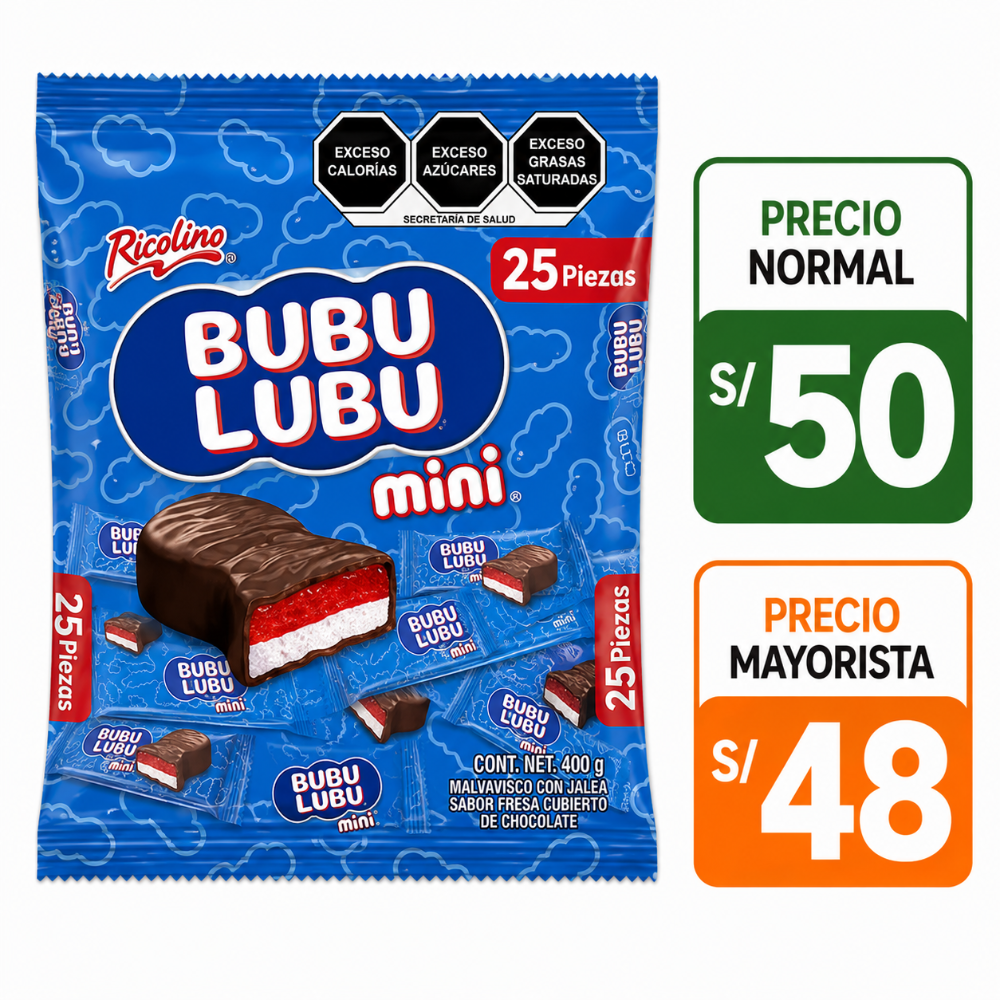 A067 Bubu lubu mini 25 pzs. 500g