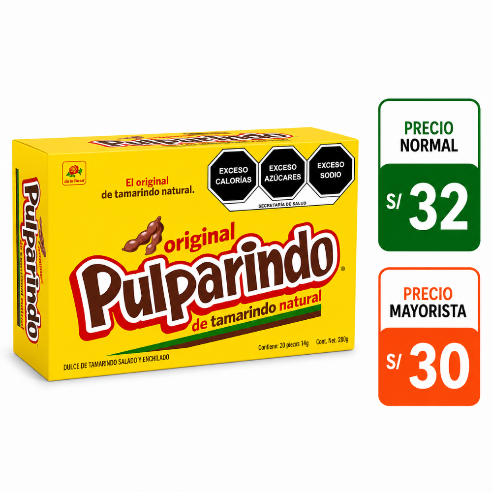 A086 Pulparindo tamarindo 20 pzs 280g