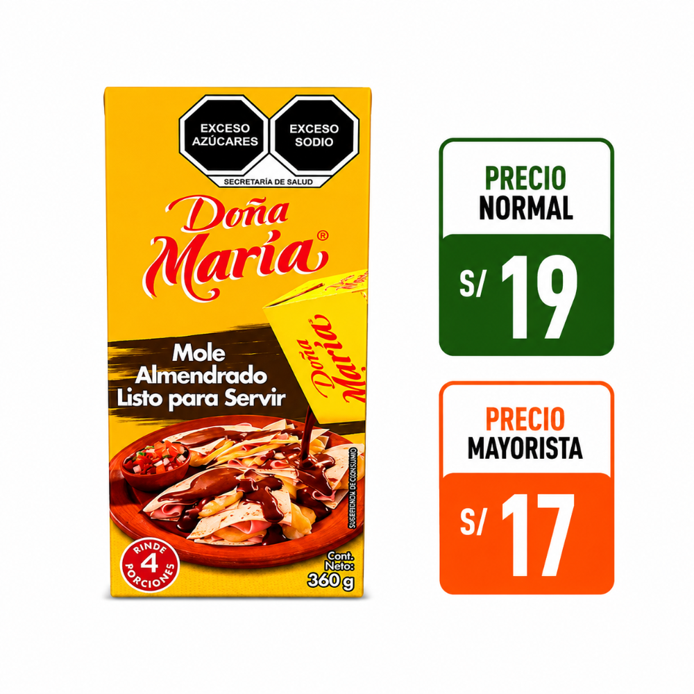 A140 Mole almendrado listo para servir 360gr