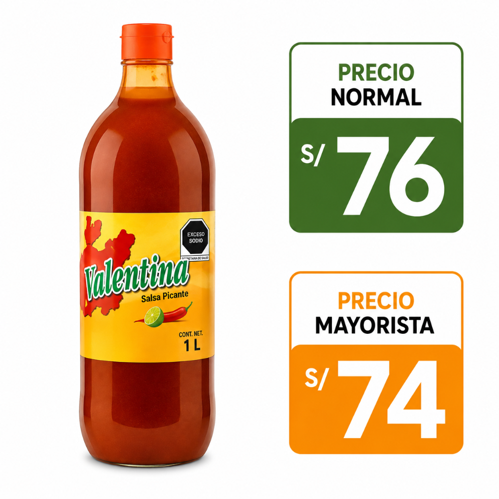 A180 Valentina clásica etiqueta amarilla 1L