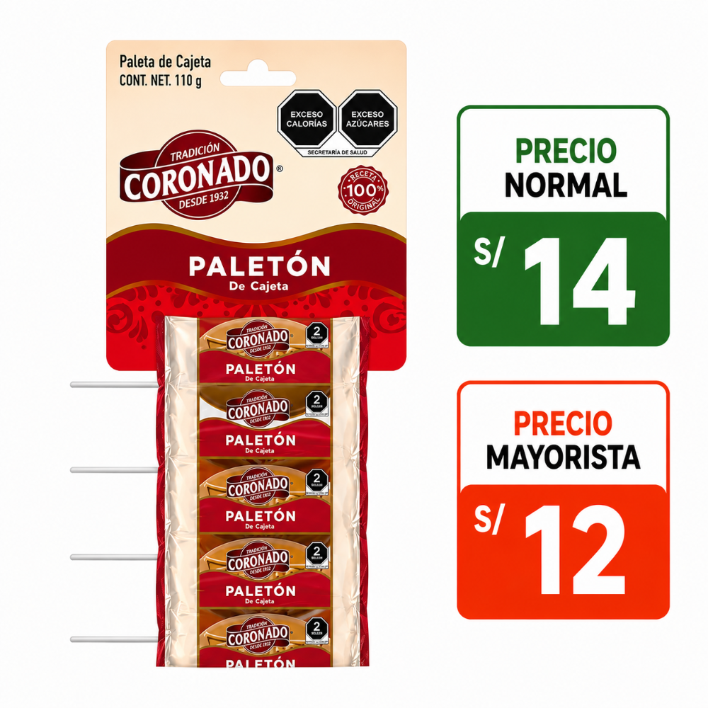 A085 Paletas de cajeta 20 pzs