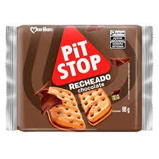 BISC PIT STOP RECHEIO CHOC 98G