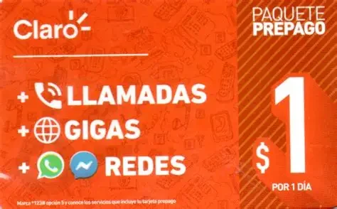 TARJETA CLARO $1