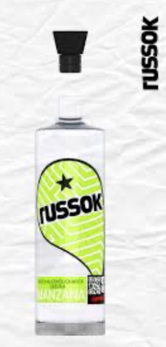 VODKA RUSSOK MANZANA 750ML