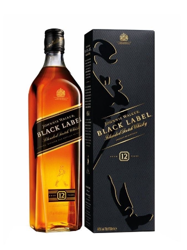 WHISKY JOHNNIE WALKER BLACK 750ML