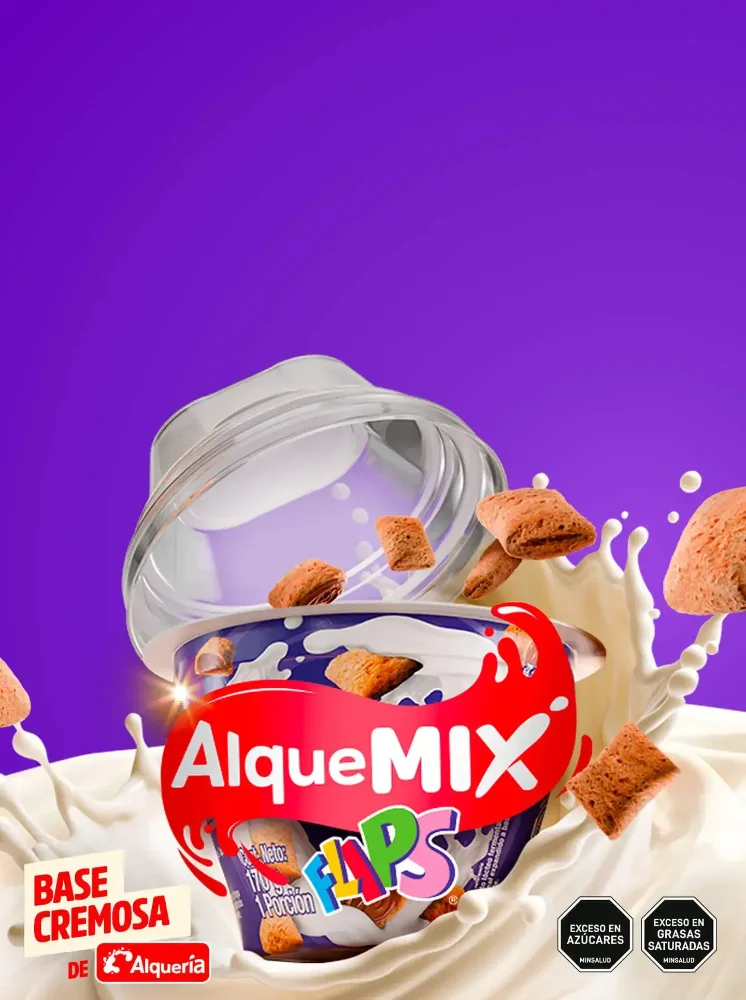 alque mix yogur con cereales variados