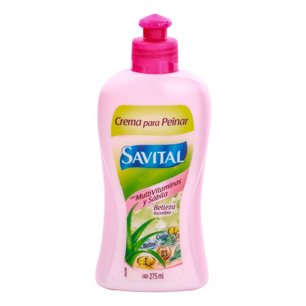 Crema para peinar Savital con multiviaminas y sabila 275ml