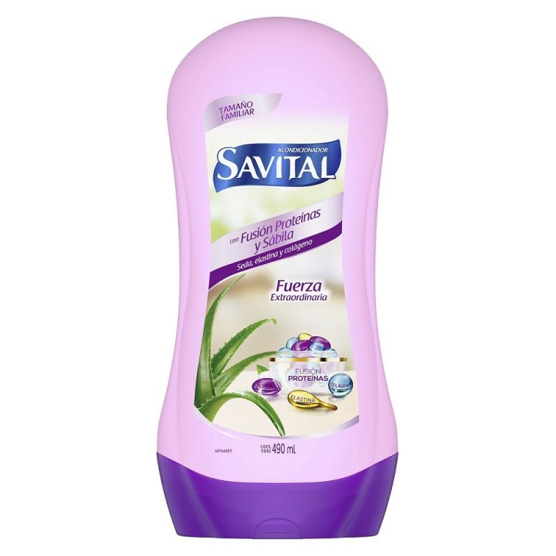 Acondicionador savital con fusion proteinas y sabila 490ml