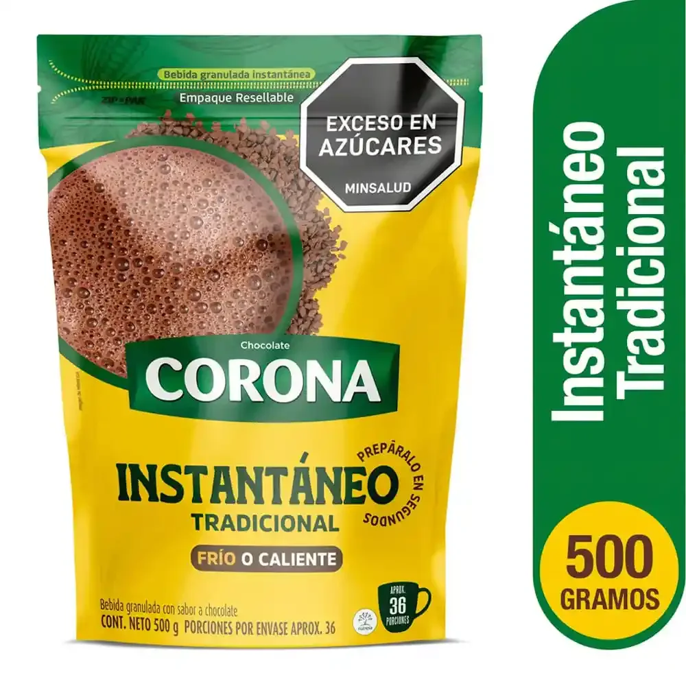 Chocolate corona instantaneo x 14 g