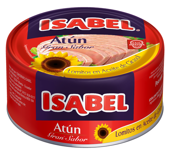 Atún Isabel lomitos en aceite de girasol x160g