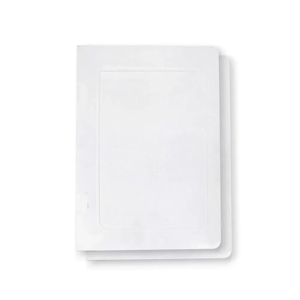 Carpeta blanca oficio