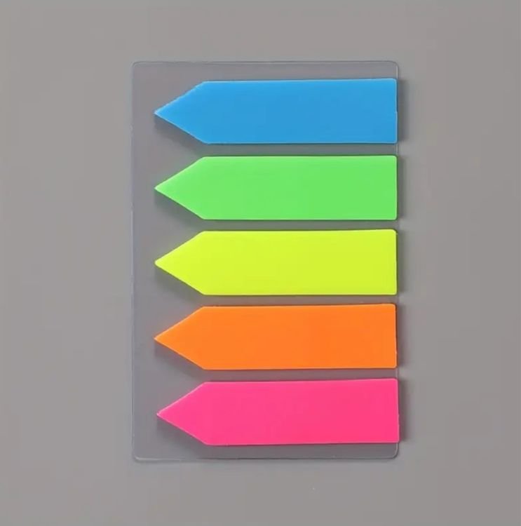 Adhesivo para notas pequeño ( verde, rosado)