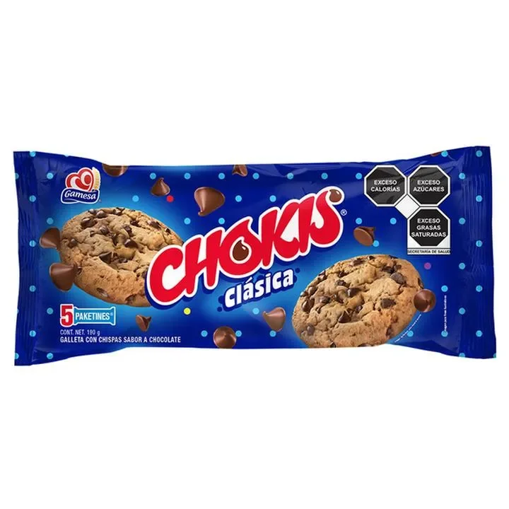Galletas chokis azul