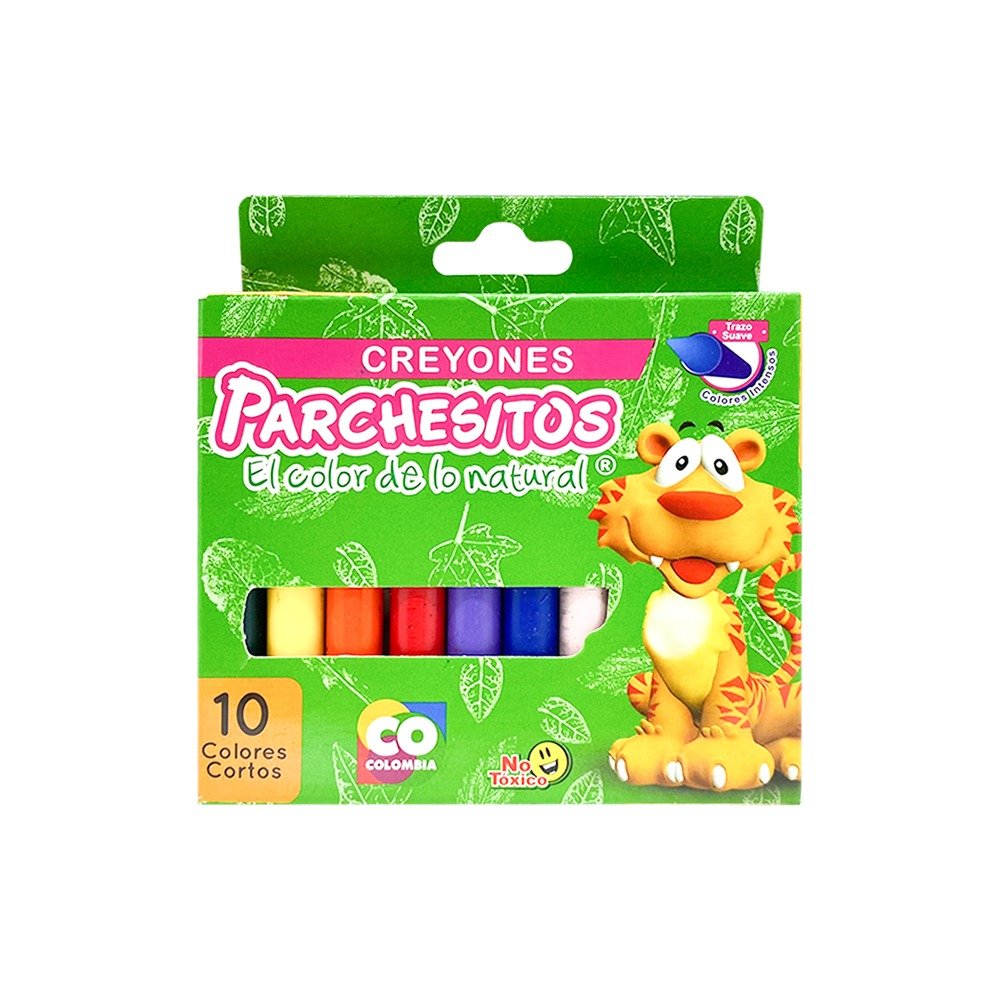 Crayones parchesito x10u