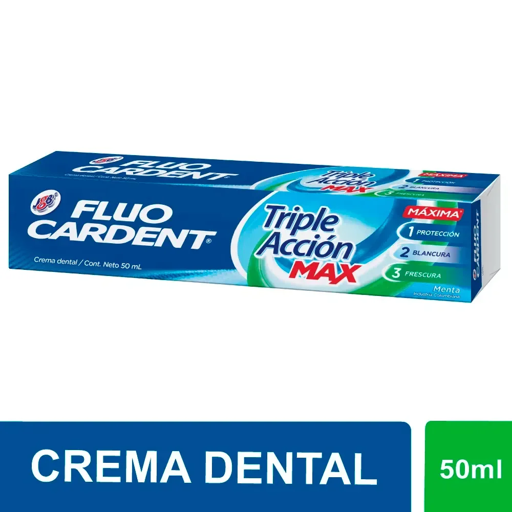 Crema dental fluocardent triple axiòn