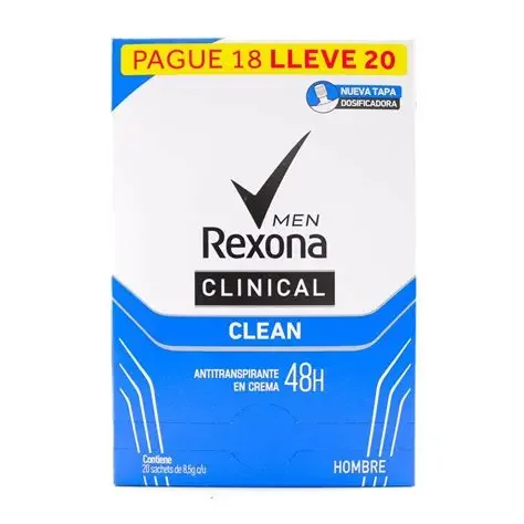 Desod rexona clinical hombre x 8, 5gr